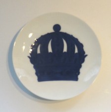 1897 Royal Copenhagen Gedenkteller Motiv K&ouml;nigskrone