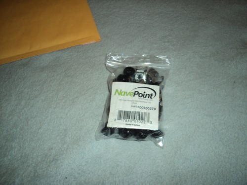 NAVEPOINT 25-Piece Cage Nut Set M6 nuts, black washers & screws NEW / UNUSED - Zdjęcie 12 z 12