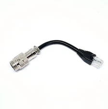 4-Pin ASTATIC MIC to 8-Pin RJ45 Modular YAESU/FLEX TRX Adapter HS-48SF