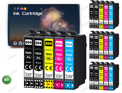 20x Patronen kompatibel für Epson 604XL XP-2200 3200 4200 WF-2910 2930 2950DWF