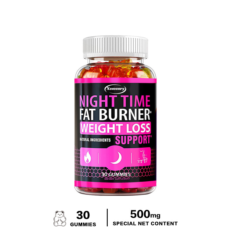 Women's Nighttime Fat Burner Ketogenic Gummies Weight Loss Supplement