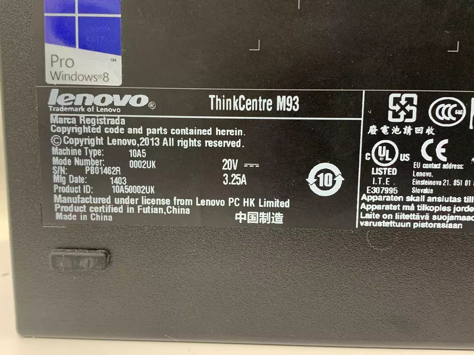 Lenovo ThinkCentre M93 MINI PC i3-3RD, 16GB RAM, 256GB SSD (OFFERS WELCOME) - Image 4 of 4