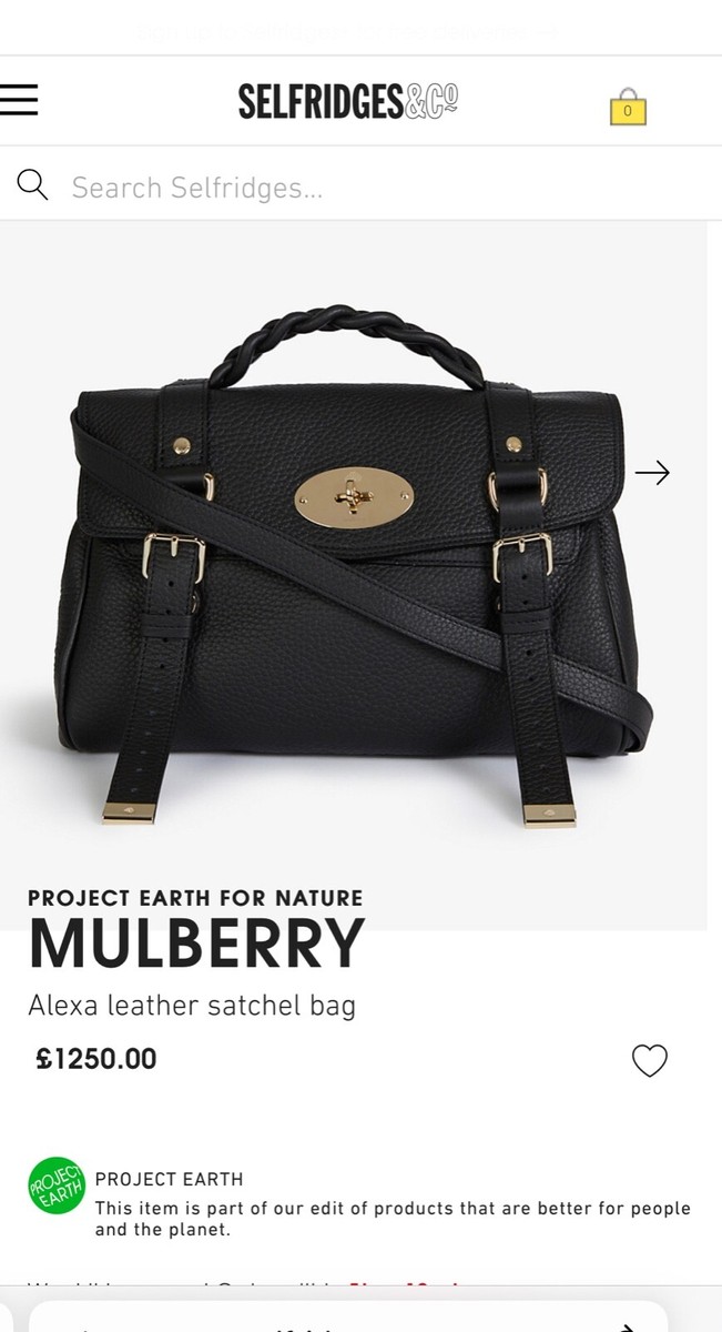 Womans Mulberry designer handbag UK