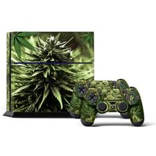 Skunk Bud Vinyl Decal Sticker Skin for PS4 Playstation4 Console & 2 Controllers