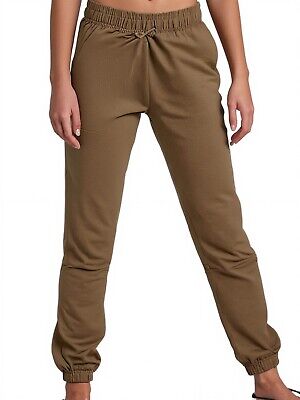 Womens Joggers PLT Jogging Bottoms Sand Jog Pants Cotton Pockets RRP £39  UK
