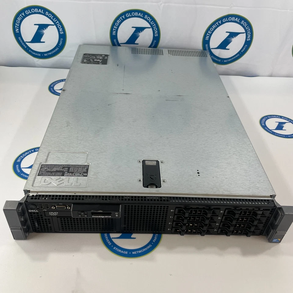 Dell PowerEdge R710 2.5" 2U Server 2x X5680 3.33GHZ 12-Core 256gb 8x 600GB SAS - Image 3 of 3