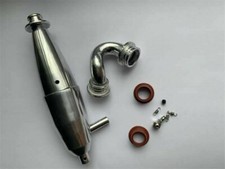 1/10 double chambers Tuned Pipe For 1/10 Nitro On-Road RC Car