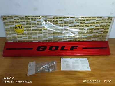 VW GOLF Mk1 LS GLS GTI Rabbit Oettinger Abt Red TailPanel