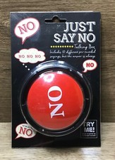 "Just Say No" Talking Box 10 Different Pre-Recorded Sayings Office Gift WEAR 