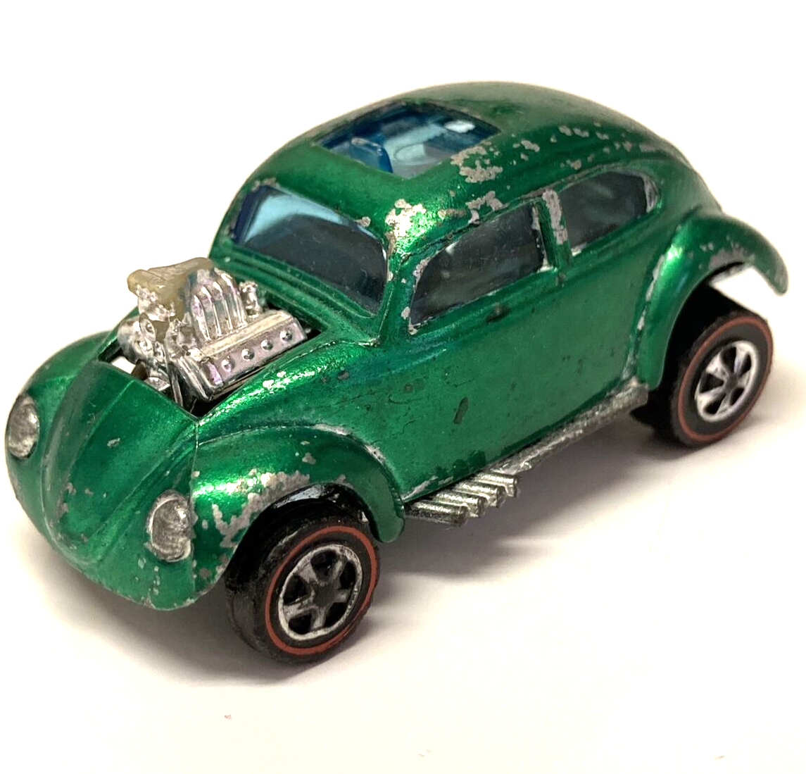 Hot Wheels Redlines Custom Volkswagen VW 1967 Green Made in Hong