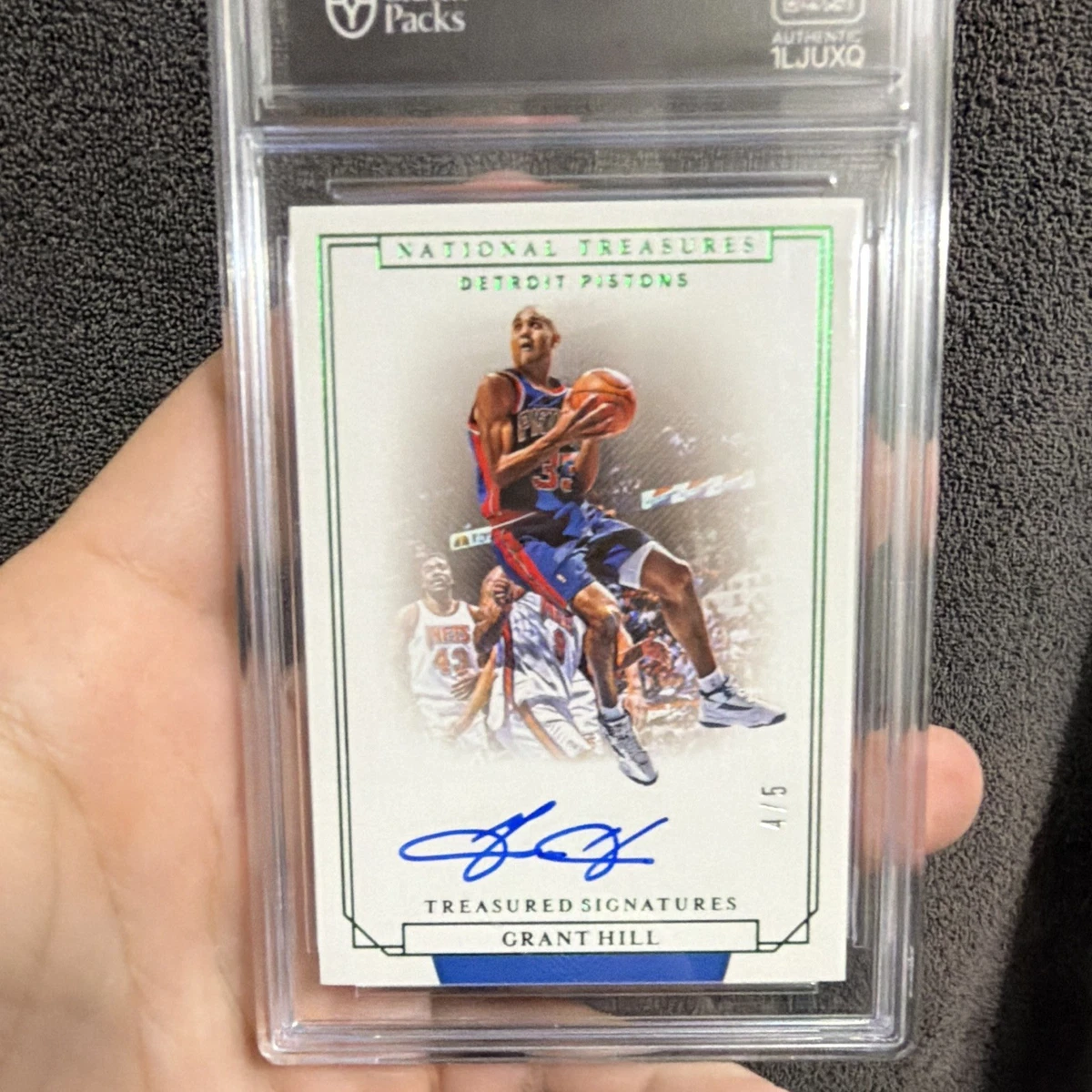 Grant Hill Basketball Autographed Sports Trading Cards for sale | eBay