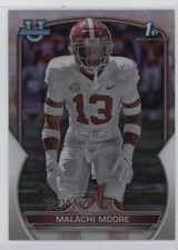 2022 Bowman U Chrome Refractor Malachi Moore #74 fm0