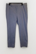 Talbots Women  s Blue Hampshire Ankle Pants Size 14 Preppy Coastal