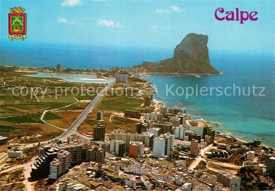 Calpe Alicante ES Fliegeraufnahme