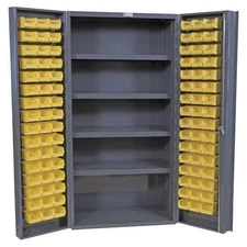 Durham Mfg Dc-Dlp-96-4S-95 Extra-Heavy Duty Bin Cabinet, 36 In W, 72 In H, 24"