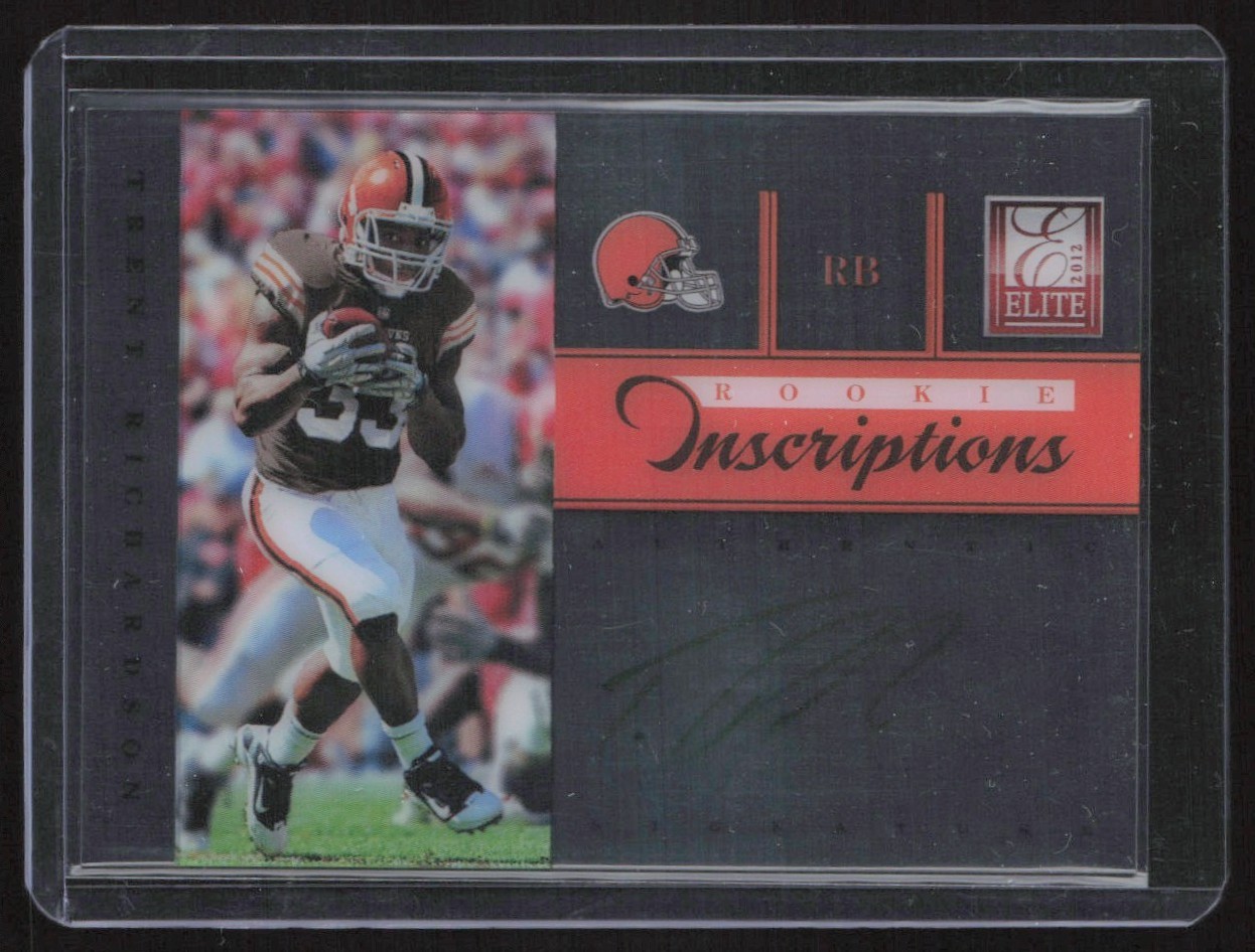 Trent Richardson Panini Elite Rookie Inscriptions #3 Base