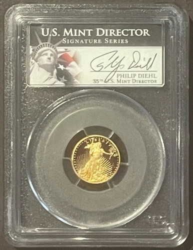 2011-W American Eagle $5 GOLD PCGS PR70 DCAM PROOF Coin 1/10 Oz. DIEHL : 10097