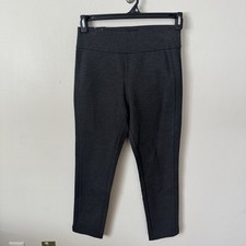 NWT Express Ponte Pants In Charcoal Gray Women's Size Small Stretchy Pull On