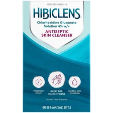 Hibiclens Antimicrobial Antiseptic Soap & Skin Cleanser w/ Foaming Pump 16fl oz
