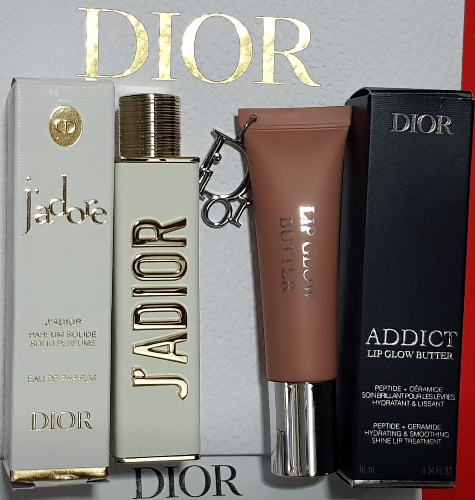 Offerta Dior: Coppia J'adore J'adior 3.2g + Lip Glow Butter 10ml