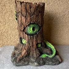 Aquarium Polyresin Tree Stump Hide Ornament w...