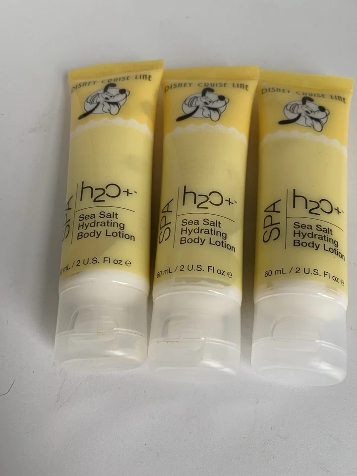 3 nuevas lociones corporales hidratantes con sal marina Disney Cruise Line H2O+ tamaño de viaje de 2 oz  Foto 2 de 3