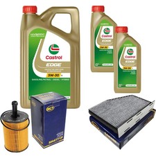 INSPEKTIONSKIT FILTER CASTROL 7L ÖL 5W30 für VW Passat Variant 3C5 2.0 TDI 16V