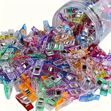 Sewing Clips with Plastic Jar Fabric Clip, Premium Quilting Clip 30Pcs Random