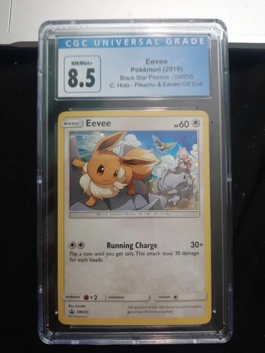 CGC 8.5 Eevee SM235 Black Star Promo