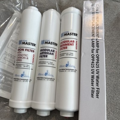 Home Master ISet-TMHP-MY12 HydroPerfection Replacement Filter Change Set, white