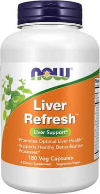 NOW, Liver Refresh  with Milk Thistle Extract, 180 Veg Capsules