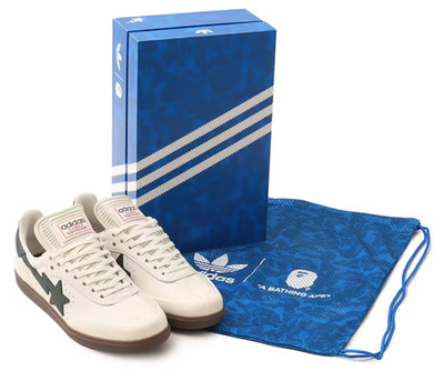 Bape × adidas Samba Sneakers World Cup Retro Originals Classic Trainers Men Size