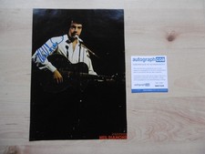 Neil Diamond autograph signed A4 magazine image ACOA