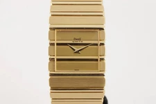 Piaget Polo 7131 C 701 18k Yellow Gold 25mm Ladies Watch (126.50g.)