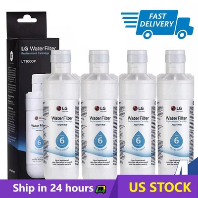 Replacement Fridge Refrigerator Ice Water Filter LG LT1000P ADQ747935 4pack
