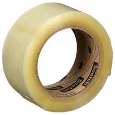 Scotch  High Tack Box Sealing Tape 371 , Clear, 48 mm x 100 m, 12/Pack