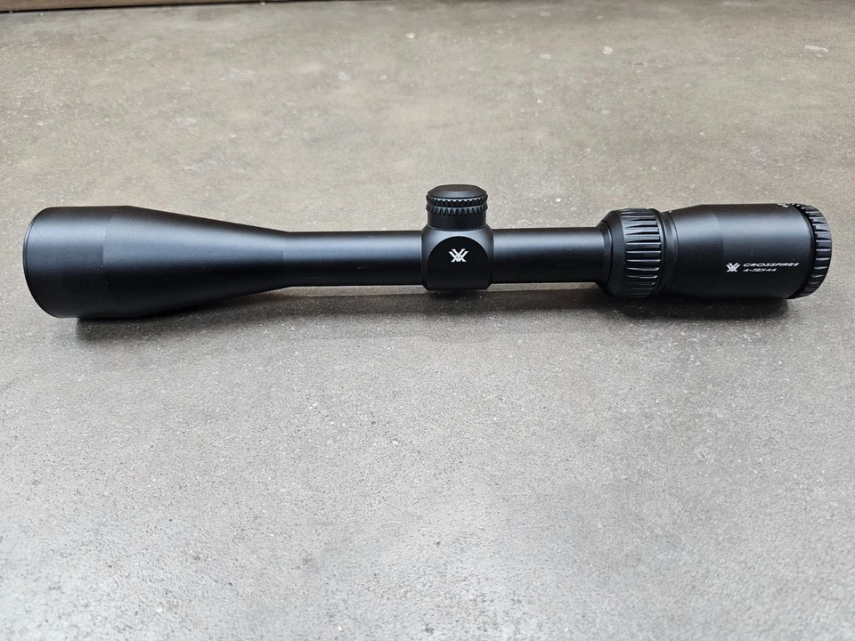 USADO Vortex Optics Crossfire II 4-12x44mm V-Plex Retícula 1/4 MOA Click CF2-31013 Foto 2 de 4