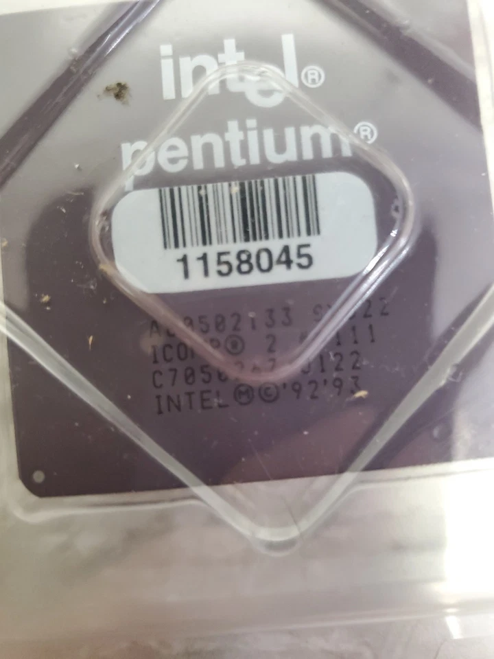 Intel Pentium 133mhz CPU Socket 5/7 A80502 133 SY022 SK106 SK107 P133 free ship - Image 3 of 4