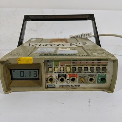 Fluke 8012A Vintage Multimeter Film TV Requisite Ex Aviation