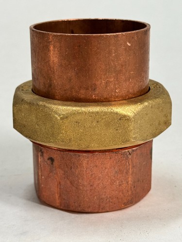 EPC Union 2" CTS (C x C) Solder End Copper Subs with Brass Nut