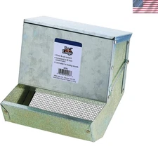 Pet Lodge Compact Gravity Feeder with Hinged Lid for Proper Food Portions