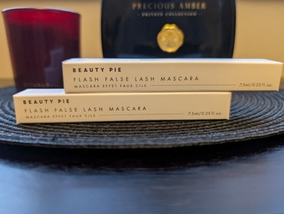 2 x Beauty Pie Flash False Lash Mascara Cosmic Black 7,5 ml.( 2 x 7,5 ml ) UVP 40£