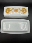 Vintage Pyrex Butterfly Gold Refrigerator Dish