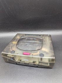 Sega Saturn Skeleton Clear Black  HST-0021 Console Limited Color Tested s1486M
