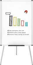 Magnetic Portable Easel Dry Erase Board Flipchart Easel Stand Tripod Whiteboard