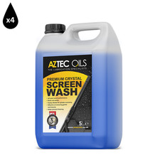 4x5L Aztec Premium Concentrated  Screenwash Protects to -18 Removes Bugs & Grime 3.00 per litre