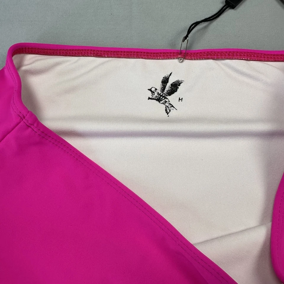 Bikini de natación OneTeaspoon Nature Boy parte inferior para mujer mediana súper rosa cintura alta Foto 3 de 4