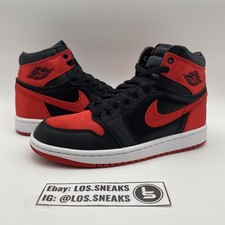 Size 7.5 - Air Jordan 1 Retro OG 2023 High Satin Bred W for sale