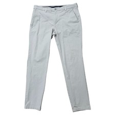 Vineyard Vines Performance Pants Mens Size 34 Stretch Golf 1P001094 Silver Gray