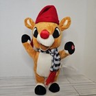 Rudolph the Red Nosed Reindeer Animated Side Stepper Musical Dancing Gemmy